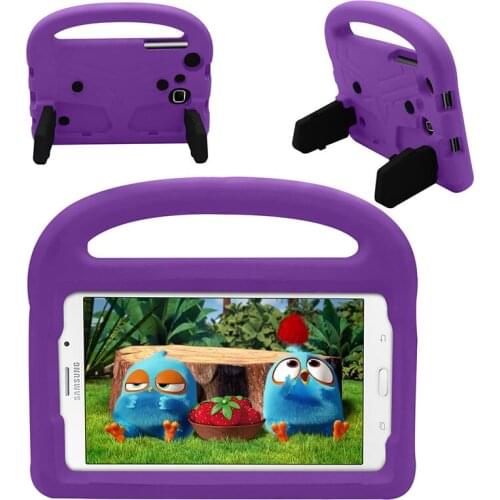 EVA Kids Safe Drop Resistance Cover with Kickstand and Handle for Samsung Galaxy Tab 4 T230 T235 7 inch Tablet Universal + Pen