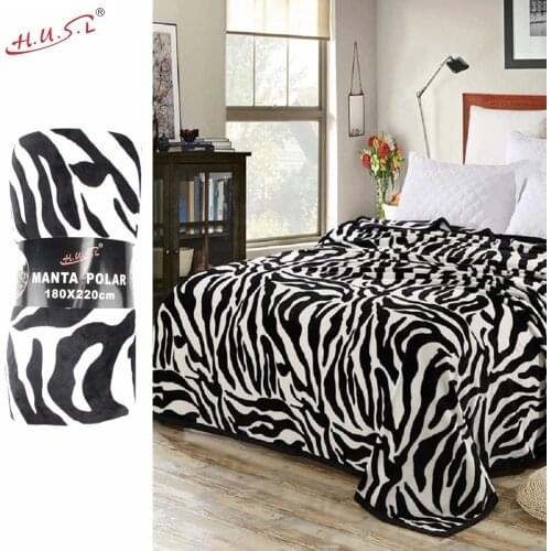 H.U.S.L. Fleece Blankets On The Sofa