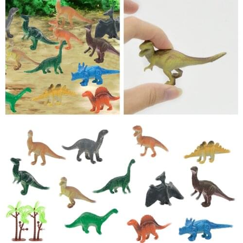 14x Dinosaur Toys Playset Toy Dinosaurs for Boys Age 3 & Up Dinosaur Figures for Boys Toys Age 4-5, 6, 7 Years Old