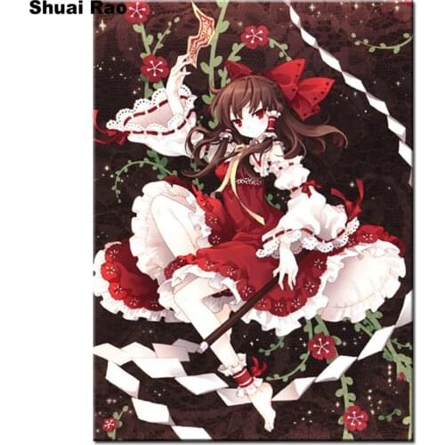 Cartoon japaese Anime 5d diy Diamond Painting Full Square round resin Diamond Embroidery sale 3d Cross Stitch diamond mosaic