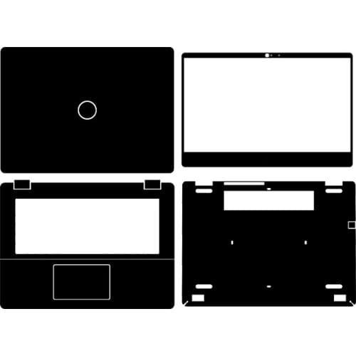 Carbon fiber Laptop Sticker Skin Decal Cover Protector for Dell Vostro 14 3405 14"