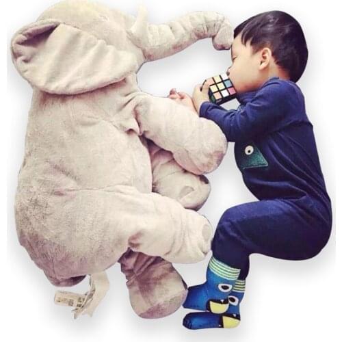 40/60cm Elephant Plush Toys Cute Stuffed Doll Baby Infant Soft Appease Elephant Doll Plush Toys Kids Sleeping Back Cushion Doll