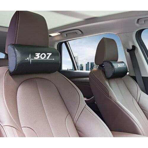 1Pcs Car Seat Neck Cushion Pillow Headrest Fit For Peugeot 307