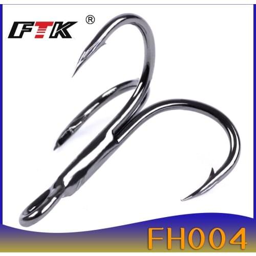 FTK Fishing Hook Baitholder Wobblers Gig Fly Tying Treble Hook Bass Lure Holder Set Saltwater Needle Minnow 15pcs/20pcs