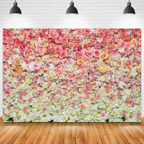 Rose Flowers Vinyl Backdrop For Wedding Lovers Valentines Day Portrait Baby Photocall Photo Studio Photography Background Props