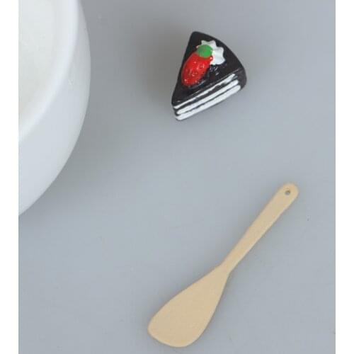 1Pc 1:12 Plastic Dollhouse Miniature Mini Rice Scoop Model Kitchen Accessories Toys Doll House Kitchen Accessories