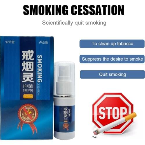 30ml Stop Smoking Spray Anti Smoke For Give Up Smoking Fresh breath Natural Ingredient Quit Smoking Product Spray
