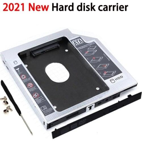 9.5mm/12.7mm SATA 3.0 Universal 2nd HDD Caddy Optibay Enclosure 2.5" SSD Hard Disk Drive Box HDD Case Carrier For Laptop
