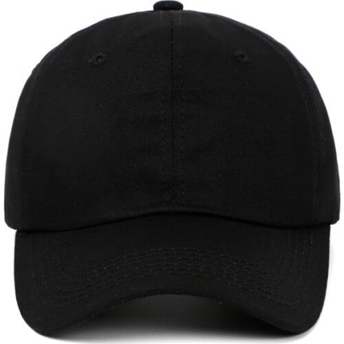 Unstructured plain dad hat cap outdoor sports blank cotton baseball cap hip hop casual solid color snapback men hat dropshipping