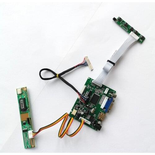 For B141EW03/B141EW04 1CCFL 2AV VGA 1280*800 notebook PC LCD panel 14.1" 30pins LVDS cable display controller board DIY kit