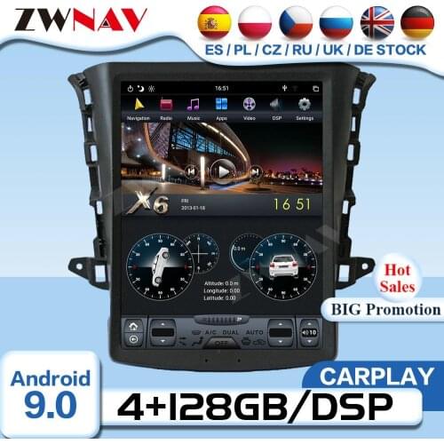 DSP Carplay 128GB Tesla Screen Android 9.0 Multimedia For Changan EADO 2016 2017 Car Radio Receiver Auto Audio Stereo Head Unit