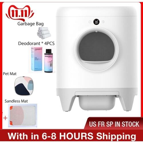 Intelligent Automatic Self Cleaning Fully EnClosed Cat Litter Box Shoveling Machine Kit Cat Closed Toilet Sandbox Pet Products