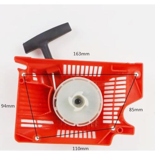 Chainsaw Easy Starter with Two Spring Recoil Starter Pulley Fits 4500 5200 5800 45cc 52cc 58cc Chainsaw Replacement Parts