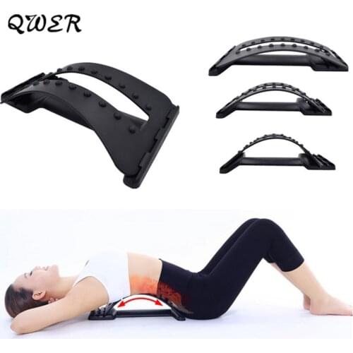 3 Levels Back Massage Stretcher Device Waist Neck Relax Mate Magic Lumbar Spine Support Relief Back Stretcher Posture Corrector