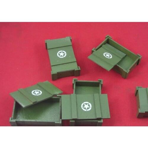 1:6 Scale Soldier Modern Wooden U.S. Army Bullet Box Weapon Box 12-inch Figure Doll Weapon Storage Case In Stock