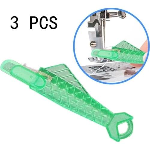 Sewing accessories Fish Type Needlework Needle Threader 3PCS Wire Loop DIY Simple Threader for Sewing Machine HE