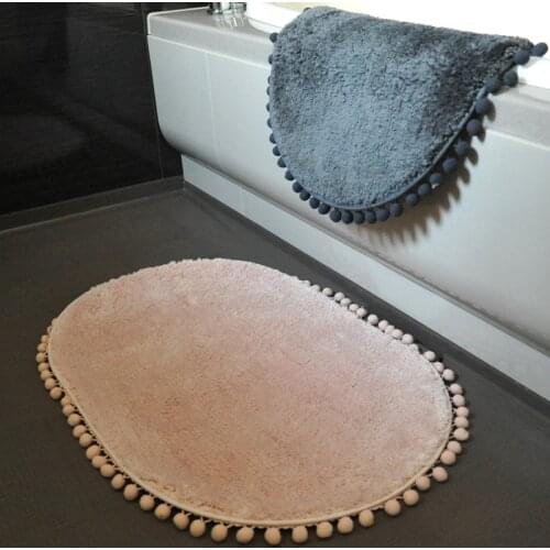 Oval Rug Nordic Soft Door Mat Rugs Pet Activity Play Area Carpet Home Living Room Bathroom Bedroom Decor Photography Accessories