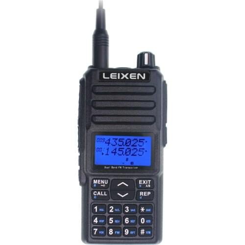 Leixen UV-25D 20W High Power Walkie Talkie Dual PTT Dual Band Amateur Radio with Scrambler CTCSS/DCS Repeater Function Ham Radio