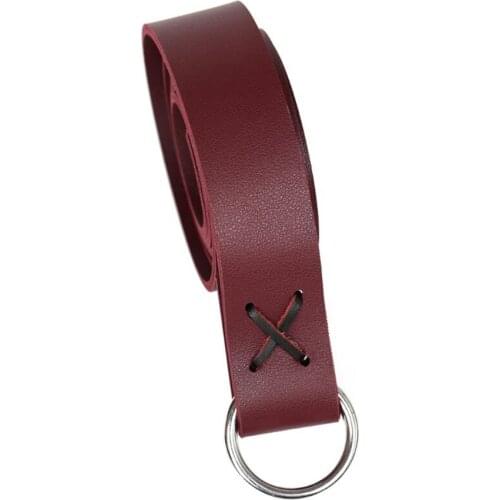 PU Leather Waist Belt Vintage Viking Belt Medieval Cosplay