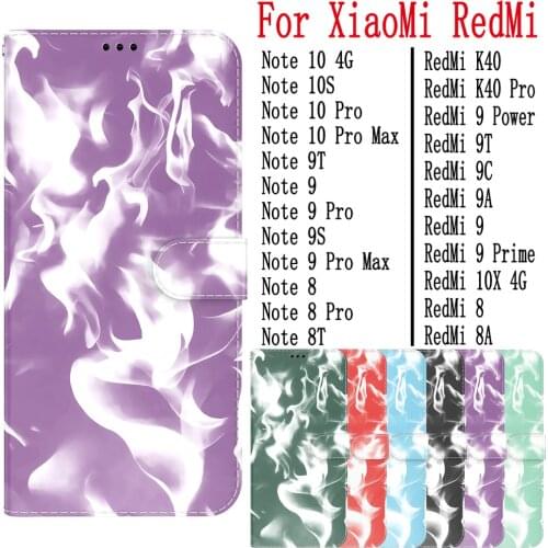 Sunjolly For XiaoMi RedMi Note 8 8T 9 9S 9T 10 10S Pro Max K40 Pro 9 9T 9C 9A 9 8 8A Case Cover coque Leather Flip Card Wallet