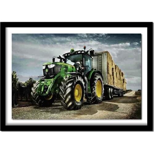 Tractor Full 5D diy Diamond Painting Cross Stitch Crystal Needlework Diamond Embroidery Diamond Decorative Wedding decoration