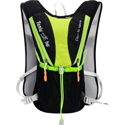 Ultralight Outdoor Marathon Running Cycling Hiking Hydration Backpack Pack Vest Bag For 2L Water Bag Bladder Bottle