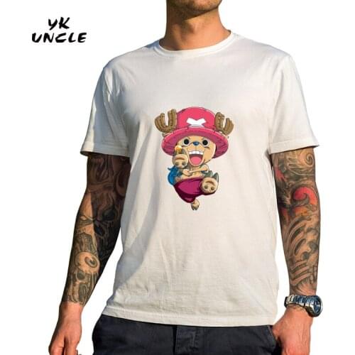 YK UNCLE Brand One Piece T shirt 2017 Fashion Japanese Anime Nico Robi Clothes White Color Cotton T-shirt For Man/Women Camiseta