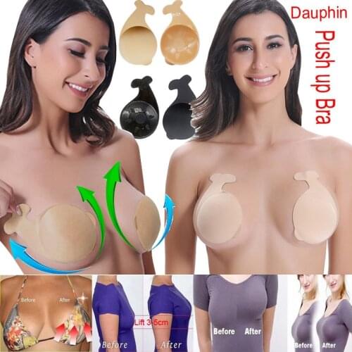 Women Invisible Silicone paste Breast Lifting Bra Tape Silicone Anti-Sagging Lift Up Breast Adhesive Chest Paste