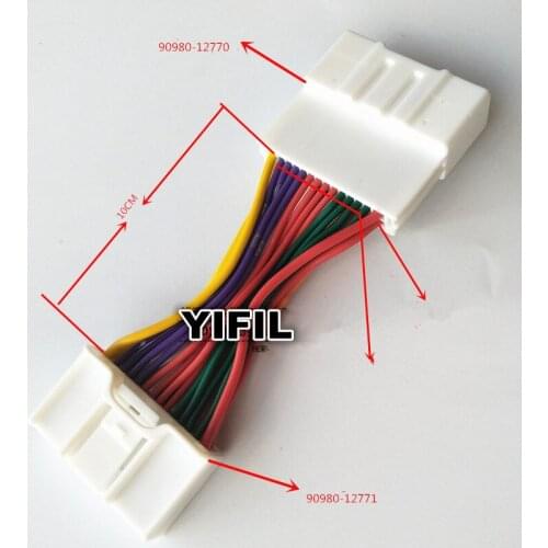 1/2/5/10/20pcs 90980-12771 90980-12770 26 pin electrical Door-to-body connection extension wire harness with 20AWG 10cm wire