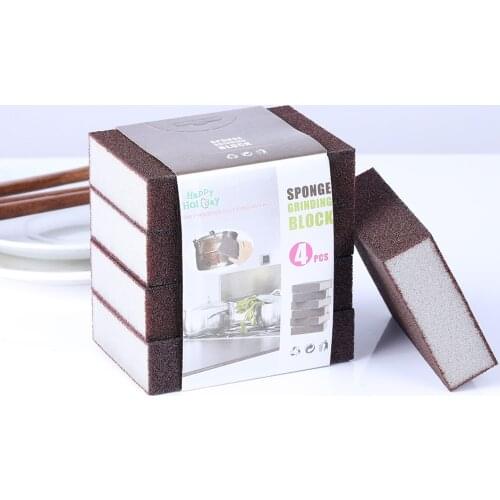1/4pcs Melamine Sponge Magic Sponge High Density Eraser Home Cleaner Cleaning Sponges For Dish Kitchen Bathroom Tools Wholesale