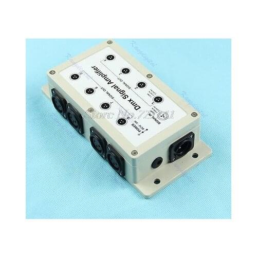 8 Channel Output DMX DMX512 LED Controller Signal Amplifier Splitter Distributor Dropship
