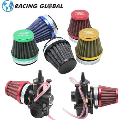 ALCON-Racing Motorcycle 50mm Carburetor Air Filter Fit PWK KEIHIN KOSO OKO MIKUNI Carburetor ATV Quad For 2T/4T 21-30mm