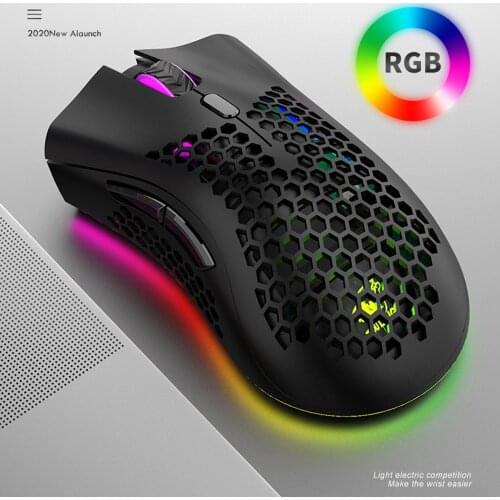 X3 2.4GHz USB Receiver Wireless Gamer Mouse RGB Backlight 7 Keys 2400 DPI Gaming Wireless Mice Gaming Mouse for PC Gaming Laptop