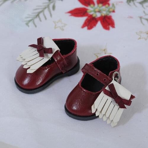 BJD Doll shoes for 1-6 size fashion princess leather shoes doll accessories