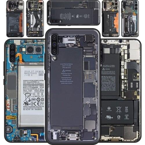 Motherboard Circuit Board Phone Case For Samsung A12 A32 A52 A72 A71 A51 A31 A11 A70 A50 A40 A10S A21S A02S Cover