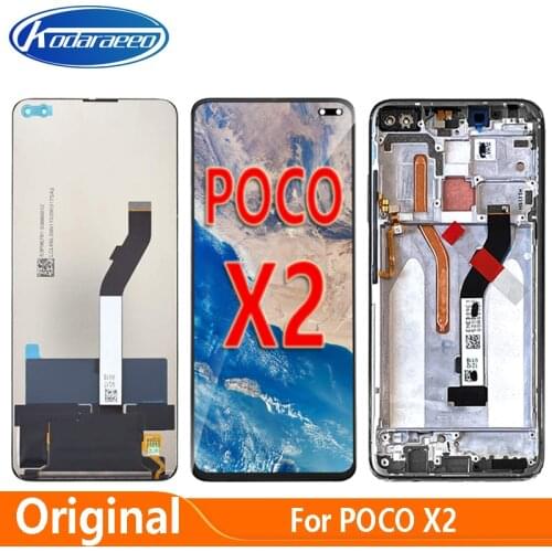 Display Replace 6.67"For POCO X2 LCD Touch Digitizer Screen Assembly For Xiaomi Poco X2 LCD MZB9011IN MZB8741IN