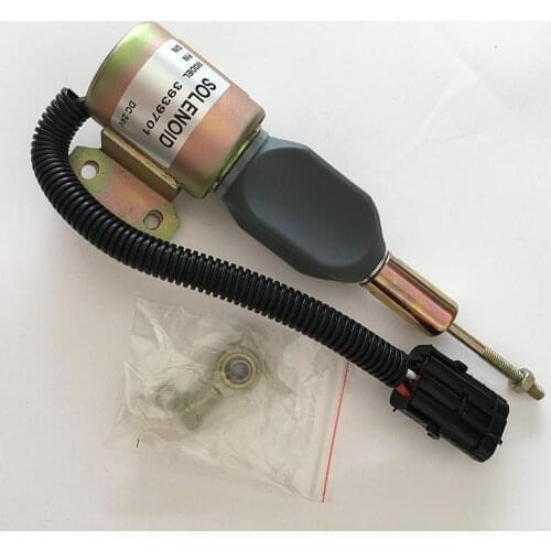 Diesel Engine Stop Solenoid 3939701 24V Fuel Shut Down Solenoid for SA-4891-24