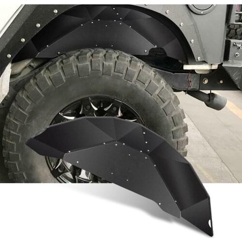 For Jeep Wrangler JK JKU 2007-2018 Front and Rear Inner Fender Liners Front & Rear Inner Fender Liners Guard