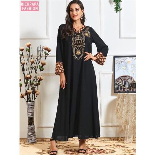 Kaftan Dubai Abaya Muslim Hijab Dress Turkey Robe Musulmana De Moda Femme Dresses For Women Vestidos Islam Clothing Oman Morocco