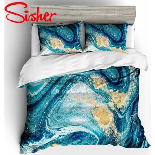 3D Printed Painting Bedding Set Modern European Duvet Cover Set Single Double Queen King Size Bedclothes American Quilt Covers