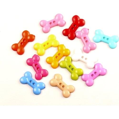 LF 100Pcs Mixed Acrylic Bone Sewing Buttons For Clothes Scrapbooking Decorative Needlework Botone Handicraft DIY Accessories