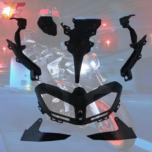 Suitable for Yamaha MT-09 MT09 FZ09 MT 09 Headlight Bracket Shroud Assembly Front Head Shell Plate Cover Motorcycle Accessories