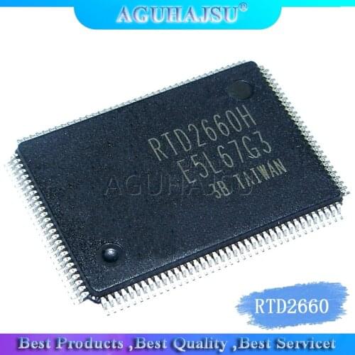 RTD2660 RTD2660-GR High-definition LCD color TV decoding chip QFP128