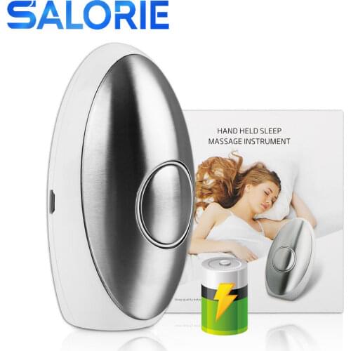 Hand-Held Sleep Aid Device Insomnia Relief Sleep Assistant Electronic Pulse Calm EMS Nerve Sleeping Assistance Tool Rechargeable