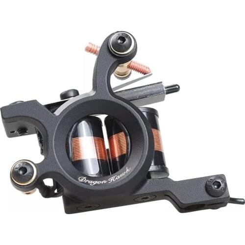 DragonHawk Wrap Coils Tattoo Gun Pure Copper Fine Lining Shading Makeup Machine Supplies