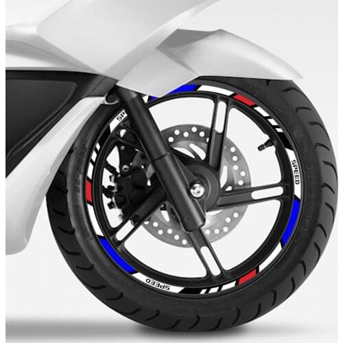 10" 12" 14"Wheel Strips Motorcycle Wheel Tire Stickers Car Reflective Rim Tape Motorbike Bicycle Decals for Honda KTM YAMAHA