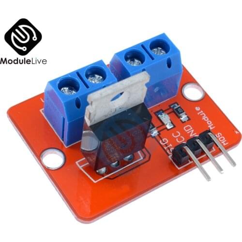 Top Mosfet Button IRF520 Mosfet Driver Module For Arduino MCU ARM For Raspberry Pi IRF520 Power MOS PWM Dimming LED