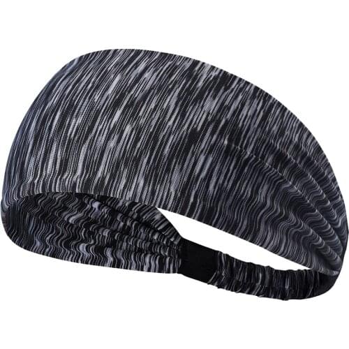 Moisture Wicking Sports Headband Sweatband Men Stretchy Women Yoga Fashion Hairband Head Wrap