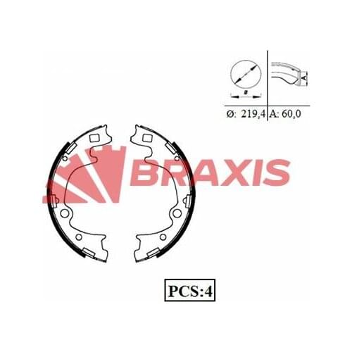 REAR BRAKE BALATASI LUG STAREX VAN LIBERO 2004 5830547 A00