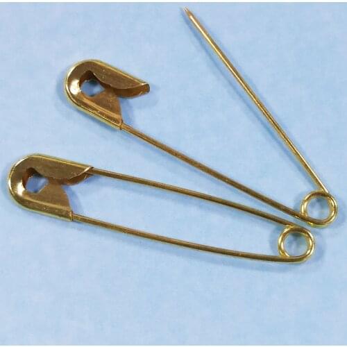 50 pcs-2"-Gold Safety Pins Brooch Stitch Markers Metal Brooch Bar Safety Pins Fasteners-50mm